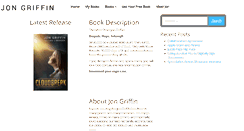 Desktop Screenshot of jongriffinauthor.com